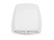 Decorative White Port Hole Scoop Vent Cover Air Flow Hood for Car Auto