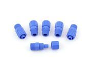 6PCS 16mm 3 8BSP 2Ways Pipe Connector Pneumatic Quick Coupler for 9.3mm OD Hose