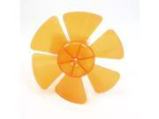 Unique Bargains Orange Plastic Exaust Motor Fan Blade 8mm 0.31 Mounting Hole Dia