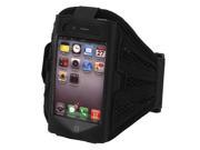 Unique Bargains Sports Running Jogging Gym Armband Case Cover Holder Black for iPhone 4S