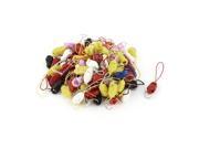 100 x Assorted Color Wrist Strap Lanyard String for MP3 MP5 Digital Camera Phone