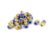 6mm Tube 1 4 BSP Male Thread Quick Connector Pneumatic Air Fittings 20 Pcs