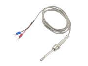 Unique Bargains Liquid Measuring 50mm x 5mm K Type Earth Thermocouple Probe 2 Meters