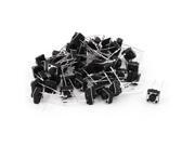 50 x Momentary Tact Tactile Push Button Switches 6mm x 6mm x 4mm