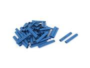 50pcs 5mm Dia Heat Shrink Tubing Tube Electric Wire Wrap Sleeve 45mm Blue