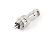 AC 200V 5A 1000V 4P 4 Pin Screw Aviation Connector Plug Joint