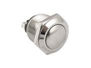 36V DC 2A OFF ON NO N O 19mm SPST Metal Round Momentary Pushbutton Switch 2 Pin