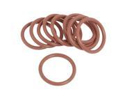 Unique Bargains 10 Pcs Red Silicone O Rings Oil Seal Gaskets Washers 35mm x 3.5mm