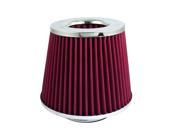 Unique Bargains Car Truck Rubber End Tapered Cone 3 Air Intake Filter Tri Color