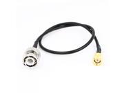 Unique Bargains 30cm Length RP SMA Male to BNC Male Adapter Connector RF Coaxial Cable