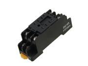 Unique Bargains PYF08A1 DIN Rail Power Relay Socket Base 8 Pin for MY2NJ HH52P