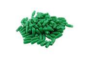 Unique Bargains 100 x Green Soft Plastic 4mm Cable Battery Terminal Boots Covers