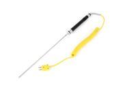 Unique Bargains NR 81530 Model K Type Handheld Surface Thermocouple 3mm x 220mm