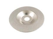 Unique Bargains 100mm x 16mm 100 Grit Diamond Coated Concave Grinding Wheel Disc