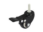 Market Shopping Trolley 8mm Thread Stem 1.5 Rotary Brake Wheel Caster