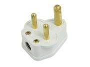Small South Africa Plug AC 250V 5A 3 Round Pin Connector
