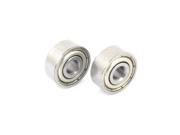 623Z Sealed Mini Deep Groove Radial Ball Bearings 3mm x 10mm x 4mm 2 Pcs