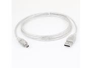 Unique Bargains 1.2 Meter USB A Male to IEEE 1394 4 Pin Firewire Cable