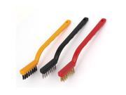Nonslp Handle Washing Cleaning Steel Brush Tool 3 in 1 for Auto Car