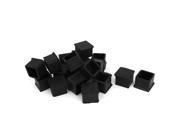 20 Pcs 25mm x 25mm Furniture Chair Table Feet Cover Pads Floor Protector