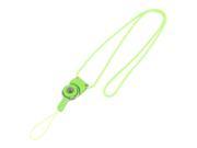 Unique Bargains Green Detachable Neck Strap Lanyard String for Phone ID Card Holder Mp3