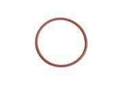48mm x 2.5mm Silicone O Ring Oil Sealing Washers Grommets Dark Red 10 Pcs