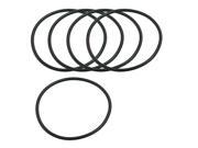Unique Bargains 5 Pcs Black Silicone O ring Oil Sealing Washer Grommet 53mm x 2.65mm