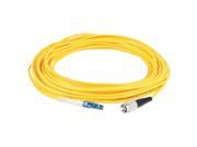 Unique Bargains Yellow Fiber Patch FC to LC Cable Line Jumper SX SM 9 125 3.0 10ft 3Meter