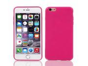 Film Soft Silicone Case Cover Hot Pink for Apple iPhone 6 Plus 5.5