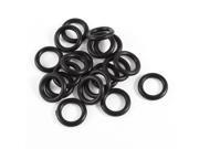 Unique Bargains 10Pairs Black Rubber O Ring Oil Seal Sealed Washers Replacement 20mm x 3.5mm
