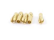 Unique Bargains 5 Pcs Gold Tone 2.2mm Clamping Dia 5mm Shank Dia Brass Collet Rotary Tool