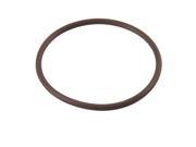 Unique Bargains Coffee Color Fluorine Rubber O Ring Grommets 55mm x 49mm x 3mm