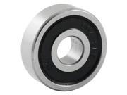 Industrial Rubber Sealed Deep Groove Ball Bearing 4mm x 12mm x 4mm 604