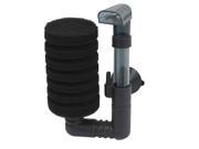 Black Plastic Tube Biochemical Bio Sponge Filter Air Pump for Fishbowl Aquarium