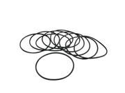 Unique Bargains 10pcs 75mm x 70.2mm x 2.4mm Rubber O Ring Oil Seal Gasket Replacement