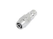Unique Bargains Silver Tone Air Quick Coupler Joint Connector Adapter 5mm x 8mm