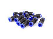 10pcs 2 Way Straight Push In Pneumatic Union Quick Release 5 16 Tube Fittings