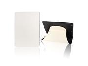 Unique Bargains Flip Off White Side Folio Plastic Back Stand Case Cover for Apple iPad Air 5