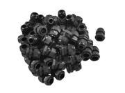 Unique Bargains Unique Bargains PG11 Waterproof Connector Gland for 5 10mm Diameter Cable Black 50Pcs