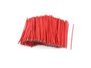 Unique Bargains 500pcs Red PVC Coated 0.4x80mm Tin Plated Brushless Motor Wire Cable 26AWG