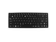 Unique Bargains Flexible Silicone Notebook Keyboard Film Skin Cover Black for Asus 14