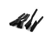 5 Pcs 7 Length M Size Black Conductive Ground ESD Anti Static Cleaning Brush