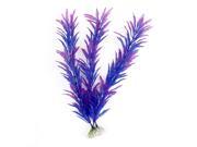 Unique Bargains Blue Purple Imitation Aquatic Water Weeds Plants 10.4 for Fish Tank
