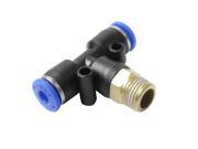 Pneumatic 1 8 PT Thread 4mm One Touch T Joint Quick Fittings Connect