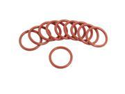 Unique Bargains 29mm x 3mm x 23mm Rubber Sealing Washers Oil Filter O Rings Red 10 Pcs