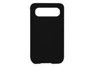 Unique Bargains Silicone Back Case Blk Soft Shell for HTC Schubert HD7