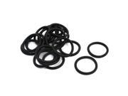 Unique Bargains 30mm x 3.1mm Sealing Oil Filter Poly Urethane O Rings Washers 20Pcs