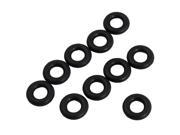Unique Bargains 12mm x 6mm x 3mm Black Rubber O Shaped Rings Oil Seal Gasket Washer 10 Pcs