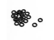 Unique Bargains 20PCS Black Rubber Flexible O Ring Seal Washer Gasket 4mmx2mmx1mm