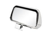 Unique Bargains Plastic Silver Tone Casing Rear View Blind Spot Mirror for Vehicle Car